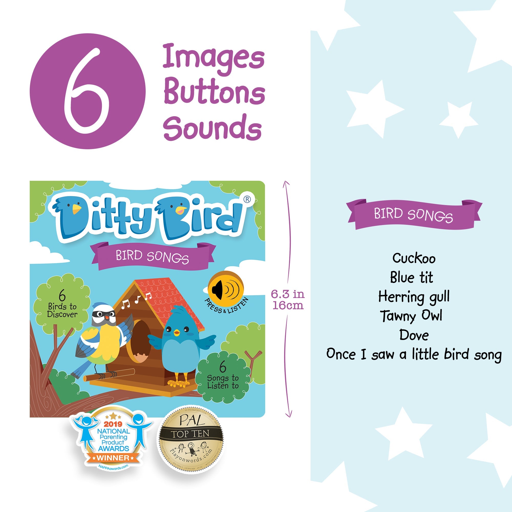 Ditty Bird Bird Songs Music Books
