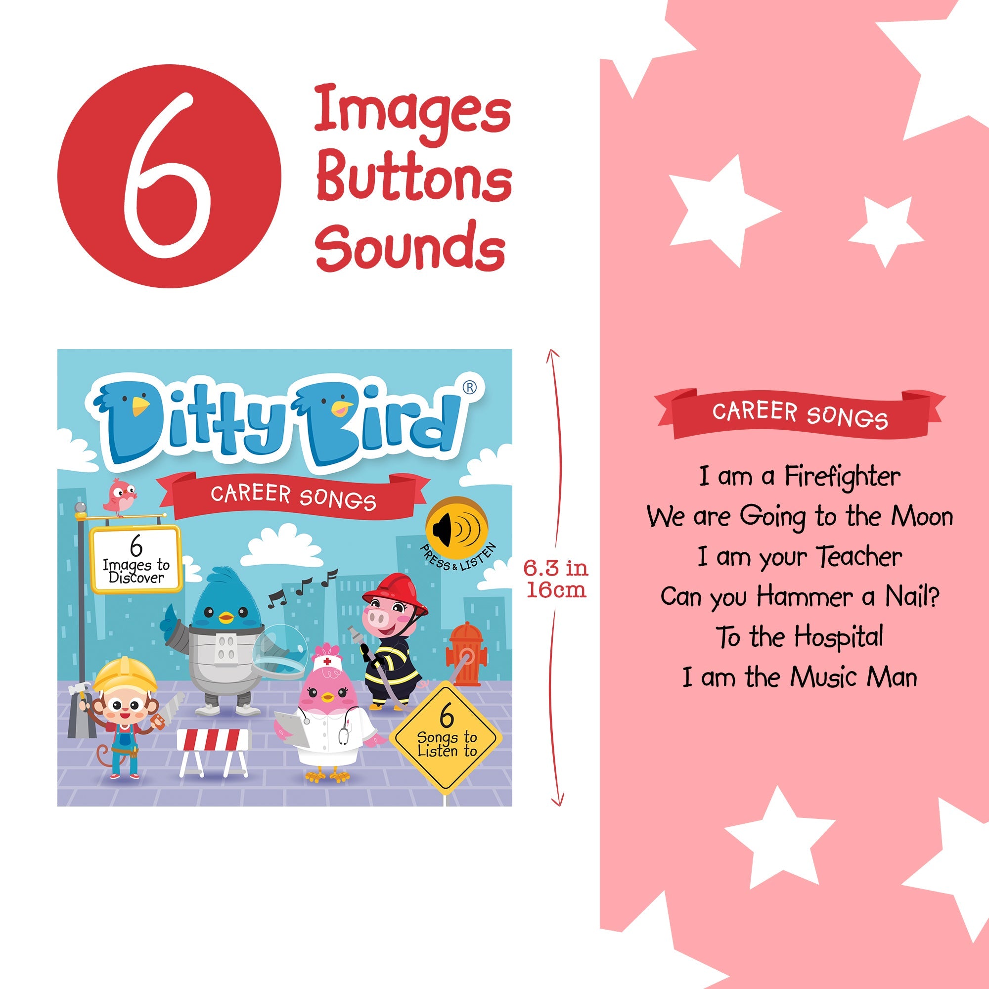 Ditty Bird Career Songs Music Books