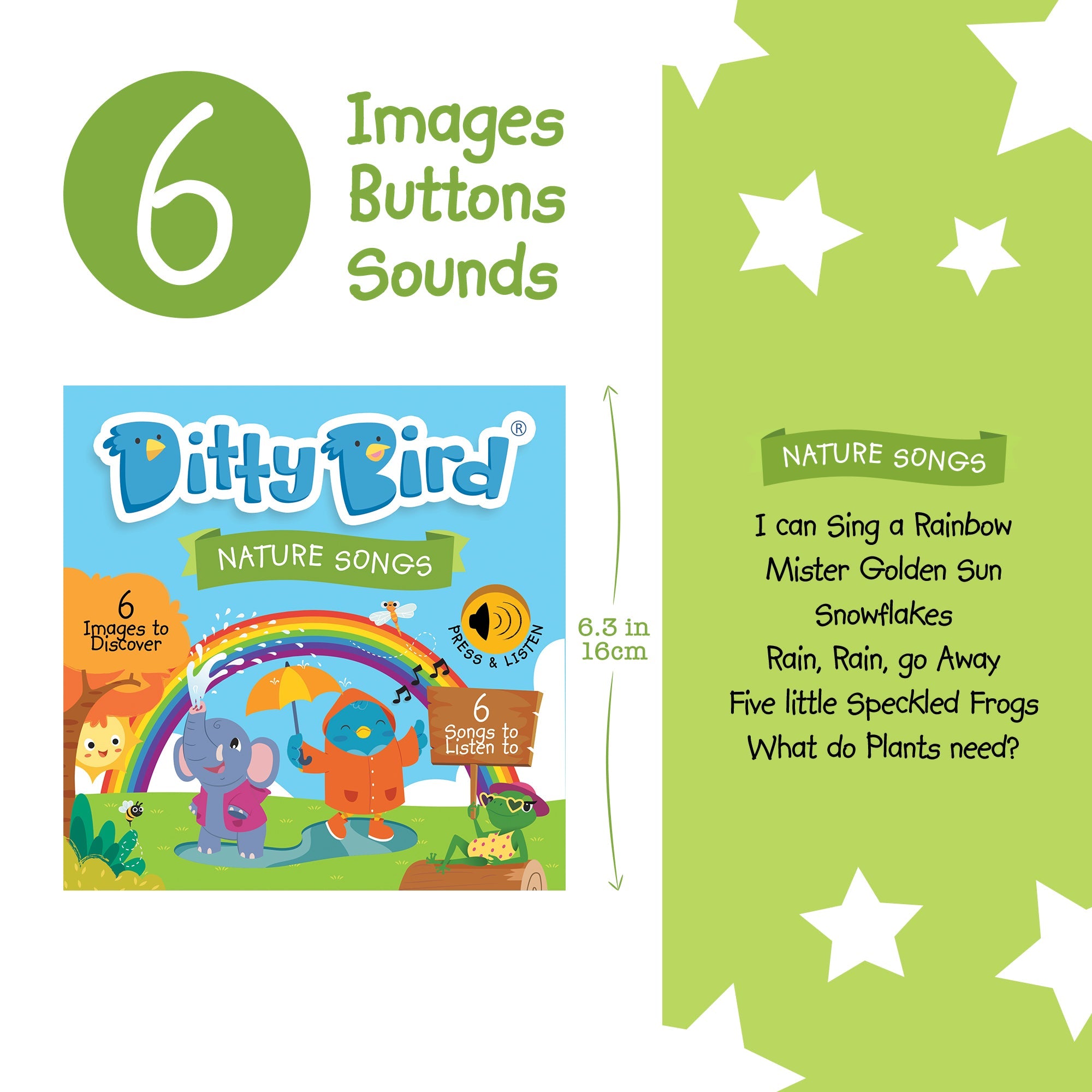 Ditty Bird Nature Songs Music Books