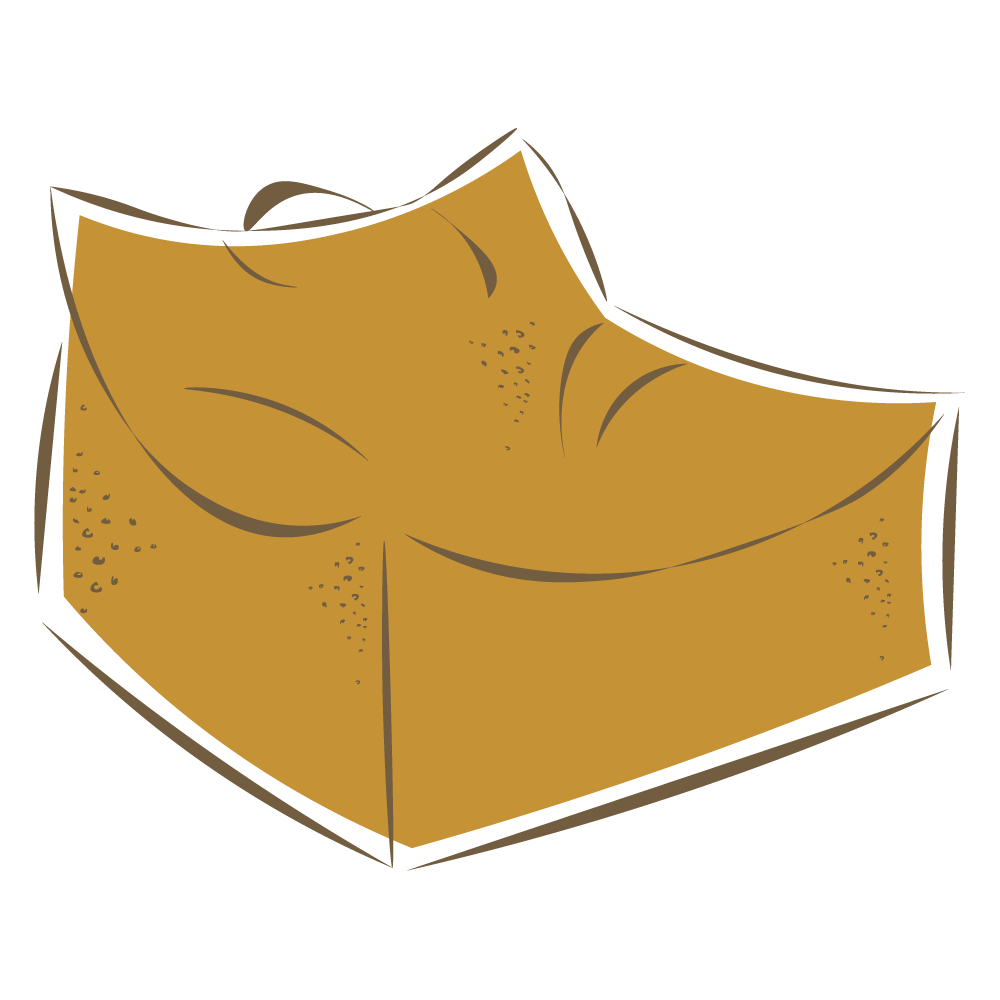 Blueberry Blue Beanbag Chairs' Outer Shell