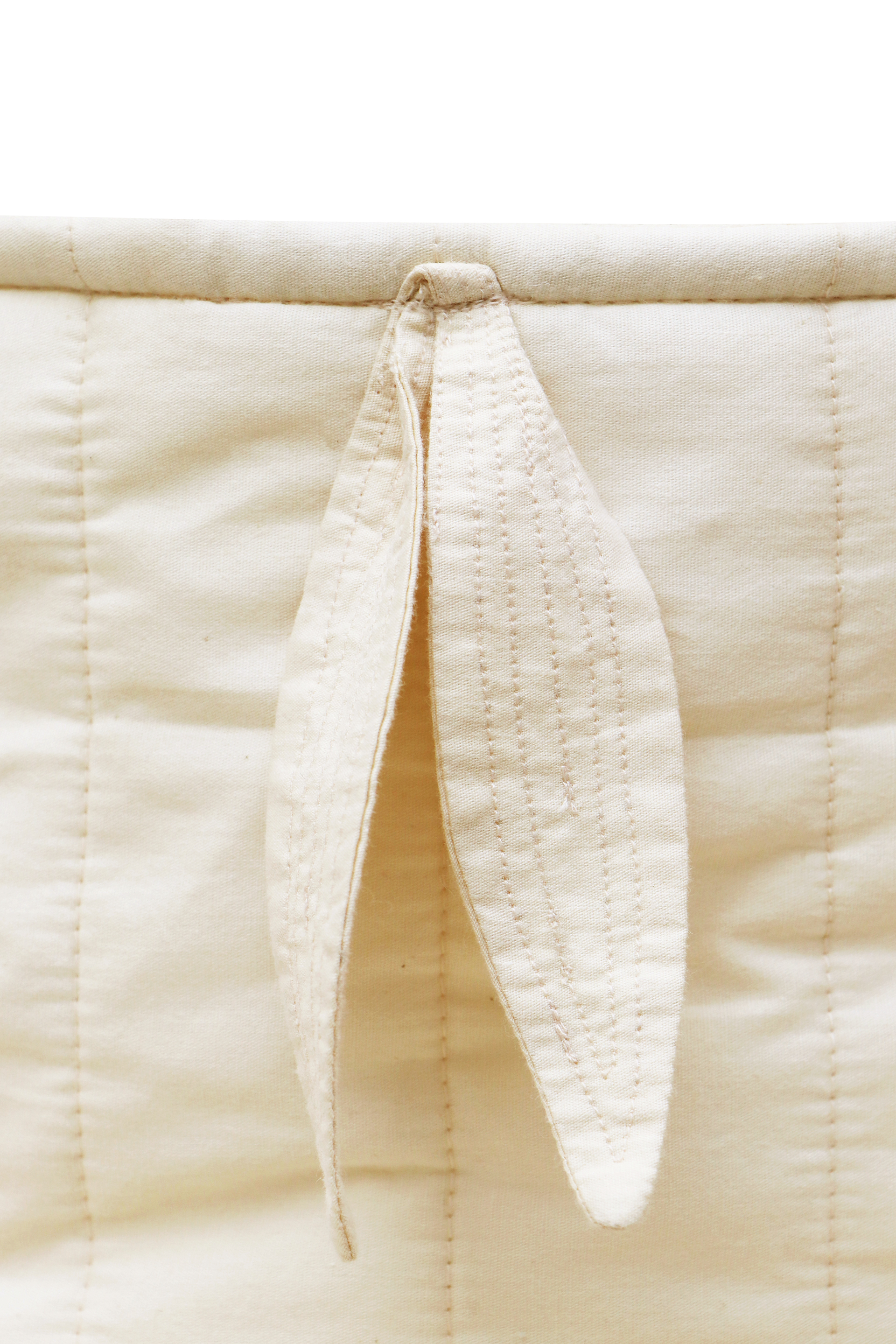 Set Of Two Quilted Baskets Natural - Bamboo