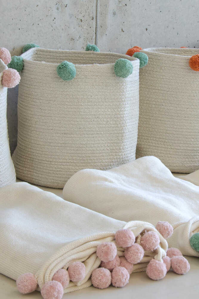 Basket Bubbly Natural - Green - Bubbly