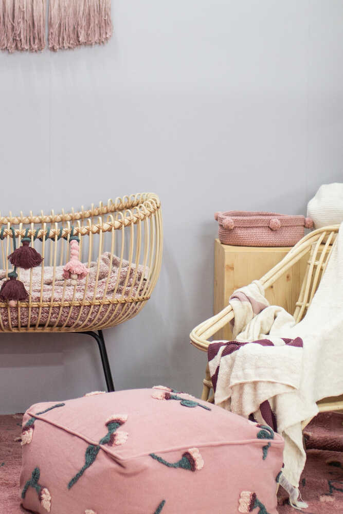 Basket Tray Ash Rose - English Gardens