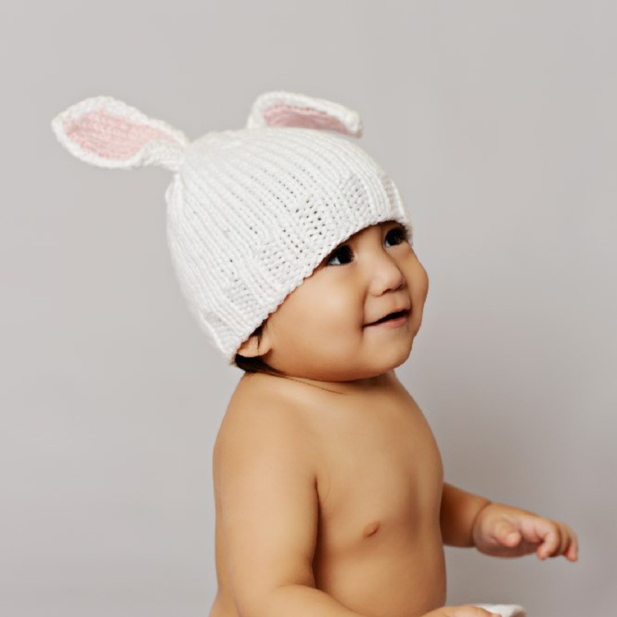 The Blueberry Hill Bamboo Bailey Bunny Hand-Knit Hat