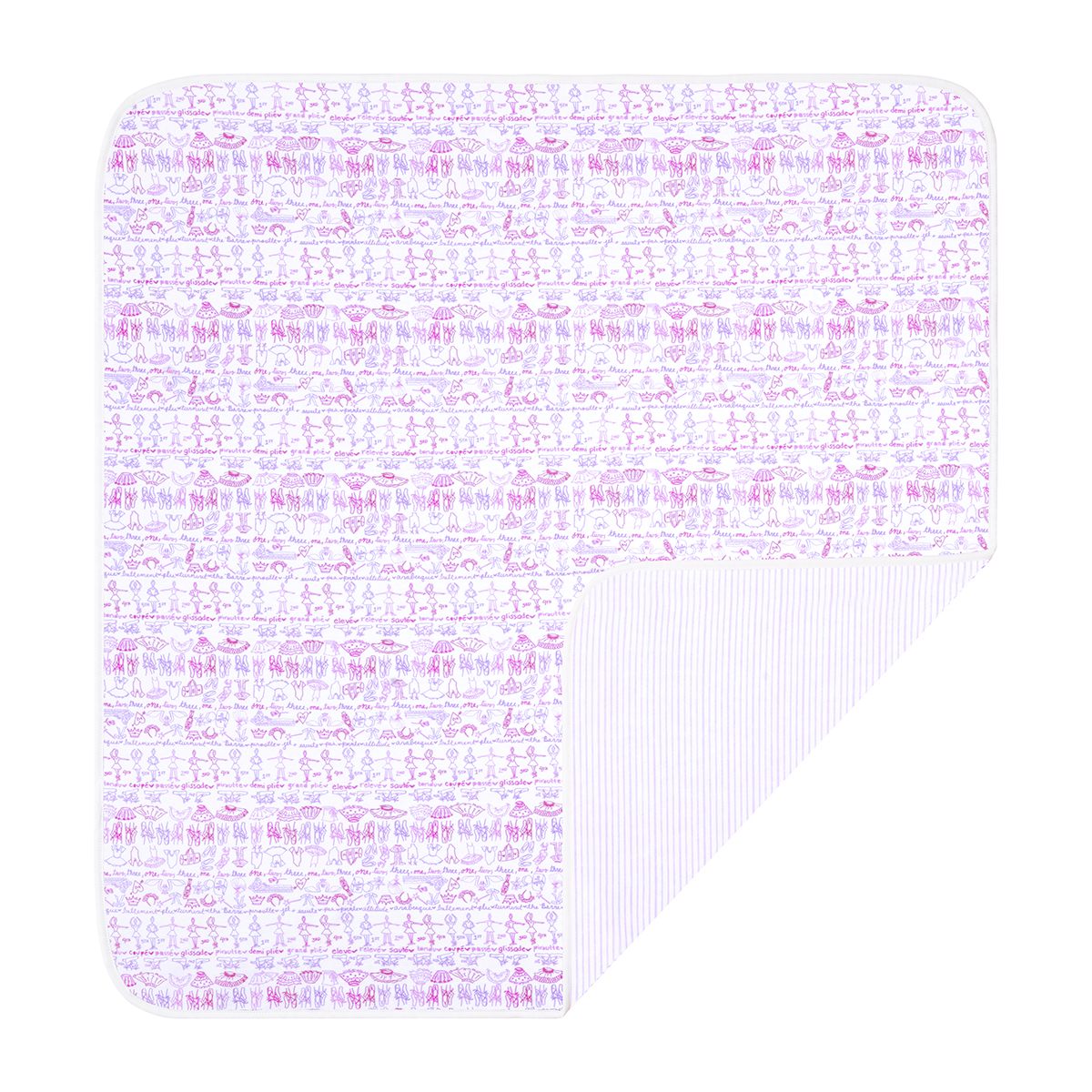 Ballet Baby Blanket - Pointe Shoe Pink - Ballet - Pointe Shoe Pink