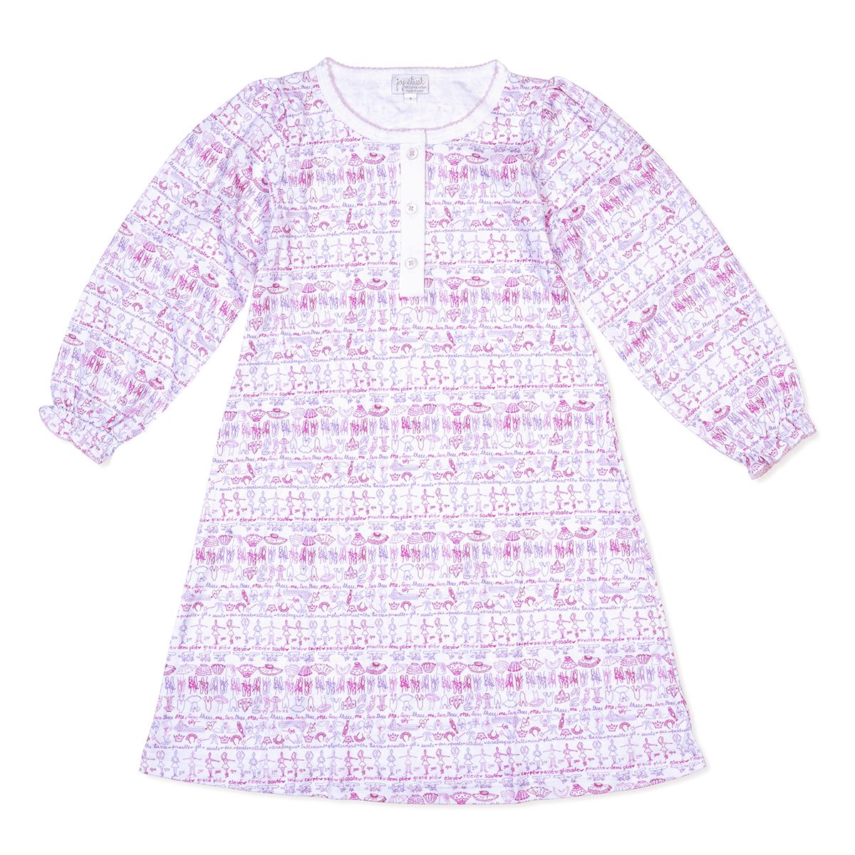 Ballet Tess Lounge Dress - Pointe Shoe Pink - Ballet - Pointe Shoe Pink