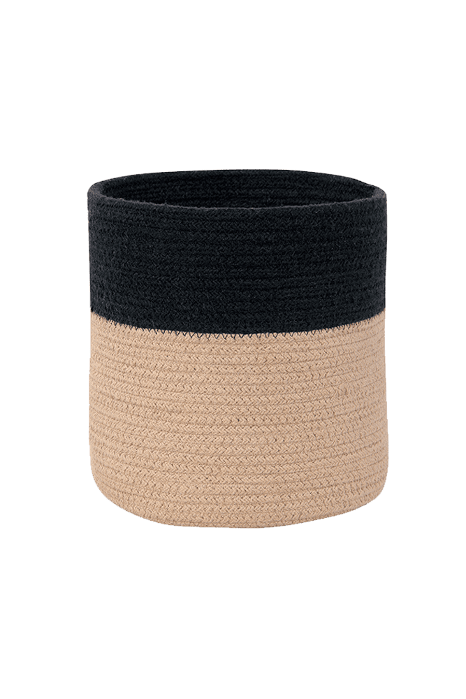 Basket Dual Black - Linen - My Little Ones