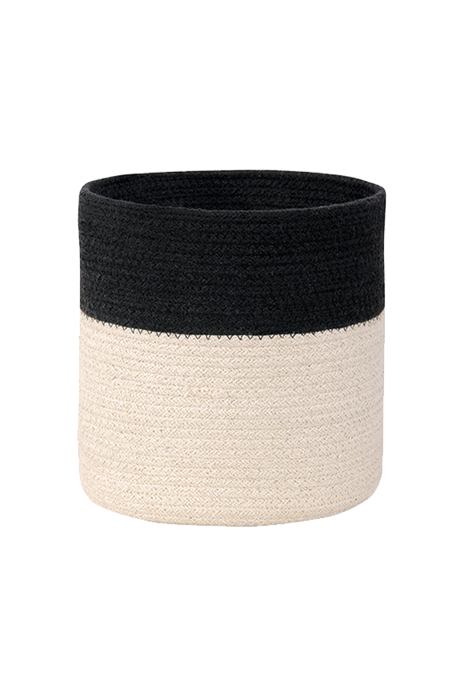 Basket Dual Black - Natural - My Little Ones