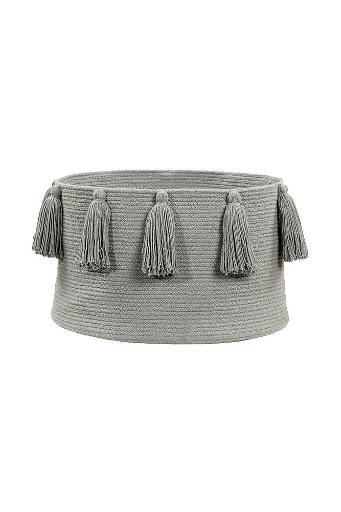 Basket Tassels Light Grey - Tassels