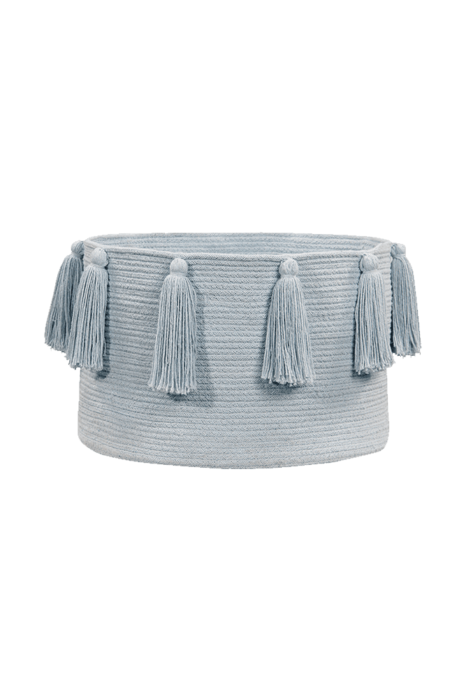 Basket Tassels Soft Blue - Tassels