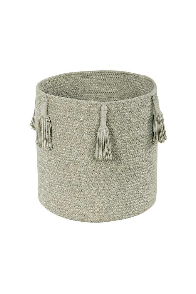 Basket Woody Olive - Cotton Woods