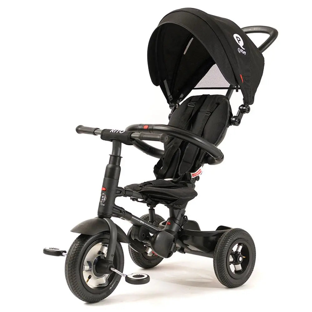 play rito folding trike grey