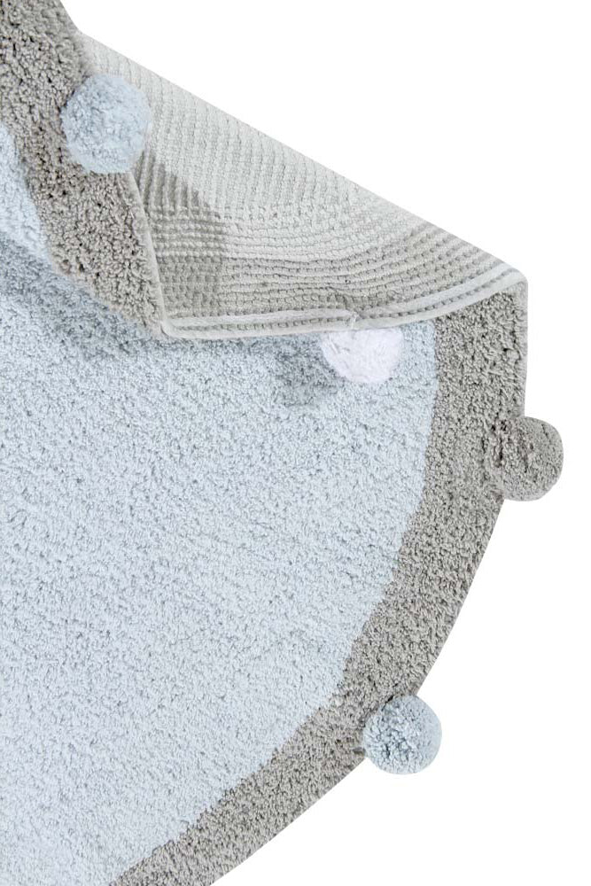 Washable Rug Bubbly Soft Blue - Grey - Bubbly