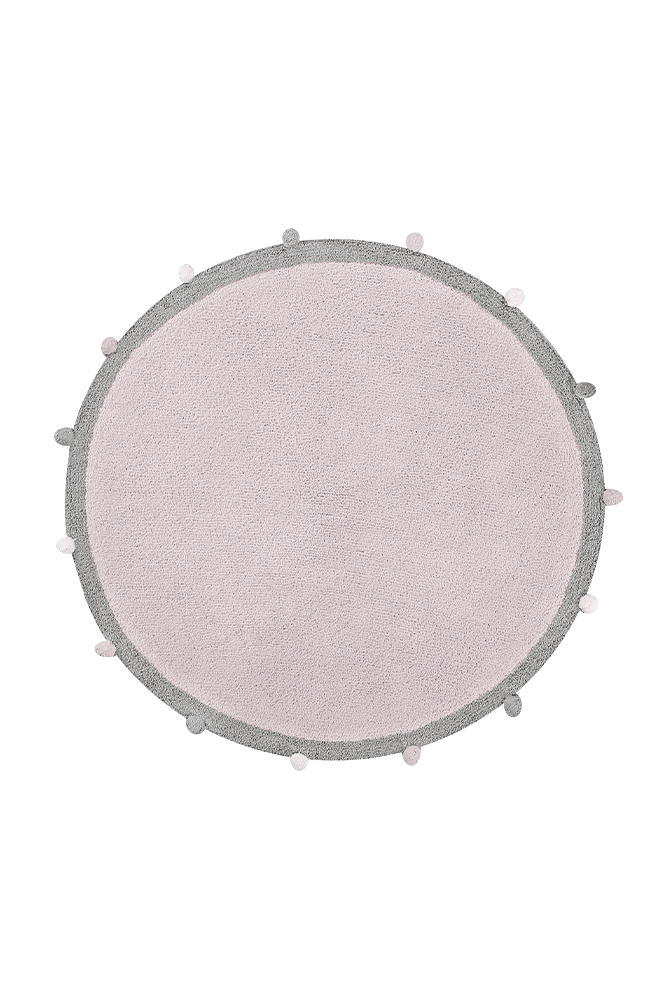 Washable Rug Bubbly Soft Pink - Grey - Bubbly