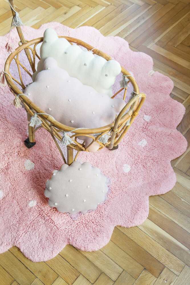 Washable Rug Little Biscuit Pink - Biscuit