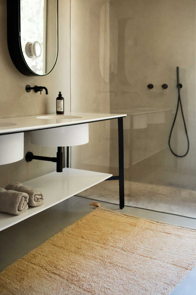 Washable Rug Bloom Golden - Fantasy Garden