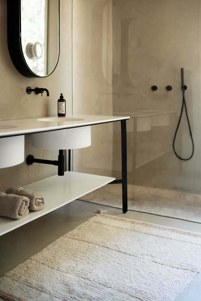 Washable Rug Bloom Natural - Fantasy Garden