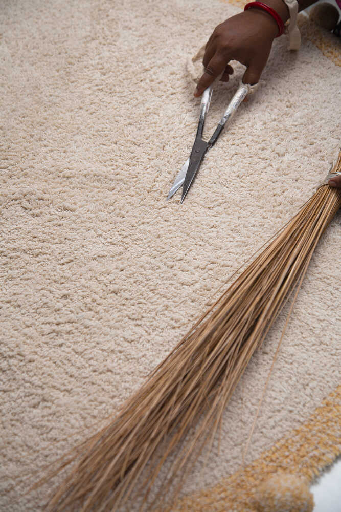 Washable Rug Bubbly Natural - Honey - Re Edition + Bubbly