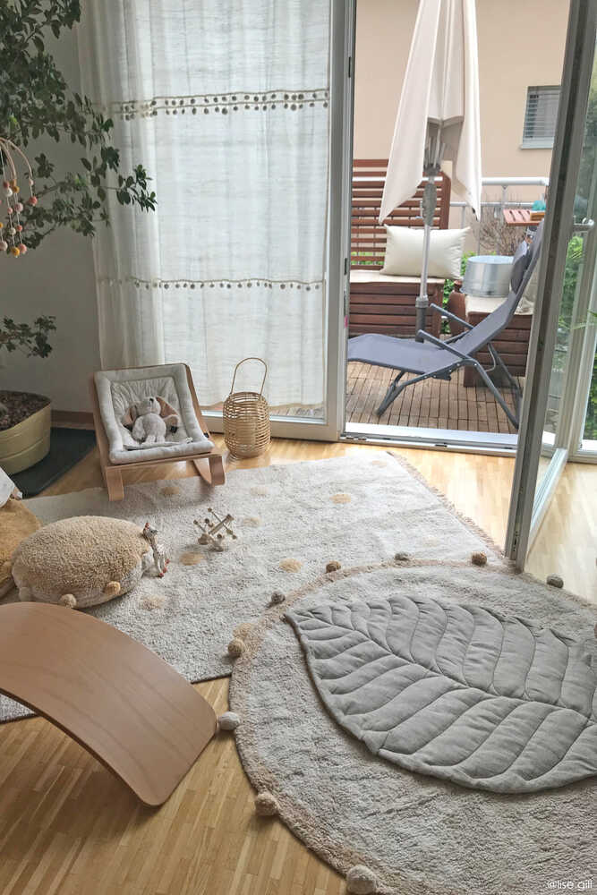 Washable Rug Bubbly Natural - Honey - Re Edition + Bubbly