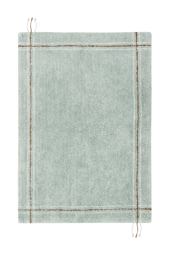 Washable Rug Cloth Blue Sage - Little Chefs