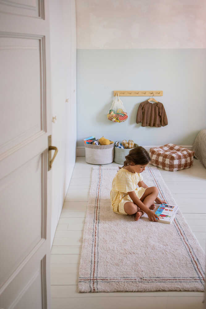 Washable Rug Cloth Natural - Little Chefs