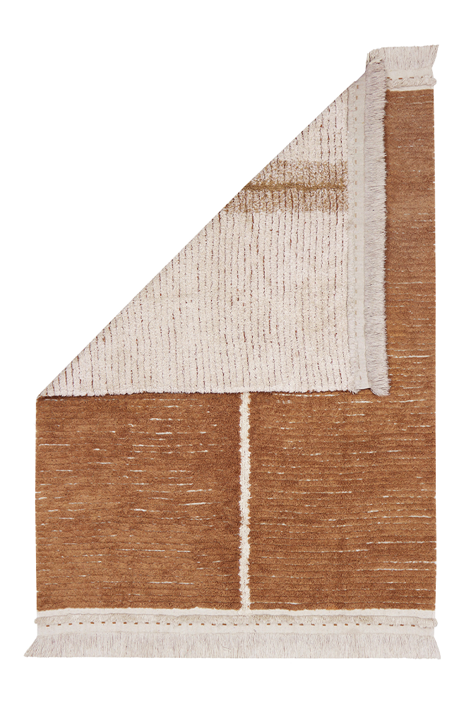 Reversible Washable Rug Duetto Toffee - Reversible