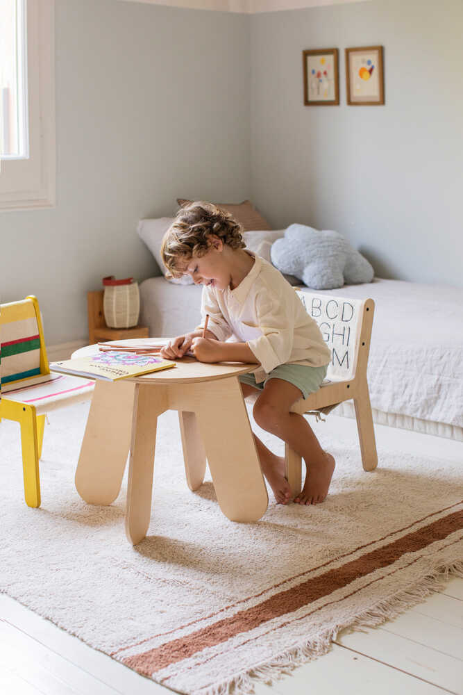Washable Rug Plate Toffee - Little Chefs
