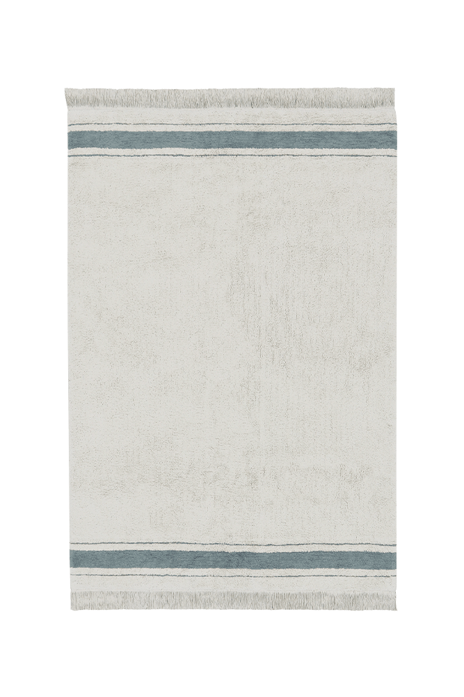 Washable Rug Plate Vintage Blue - Little Chefs