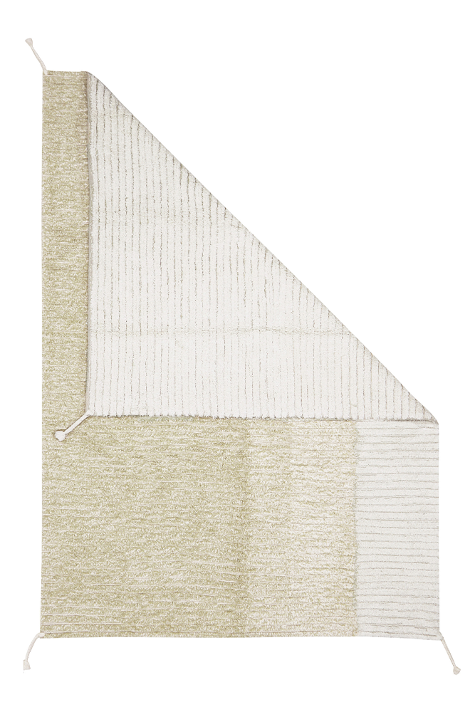 Reversible Washable Rug Gelato Green - Reversible