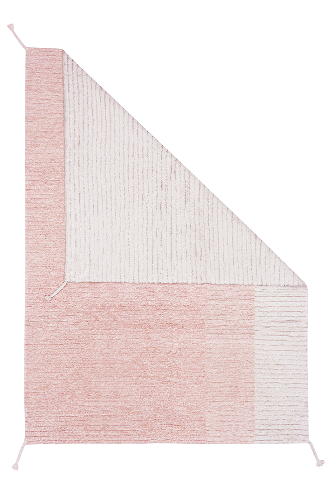 Reversible Washable Rug Gelato Pink - Reversible