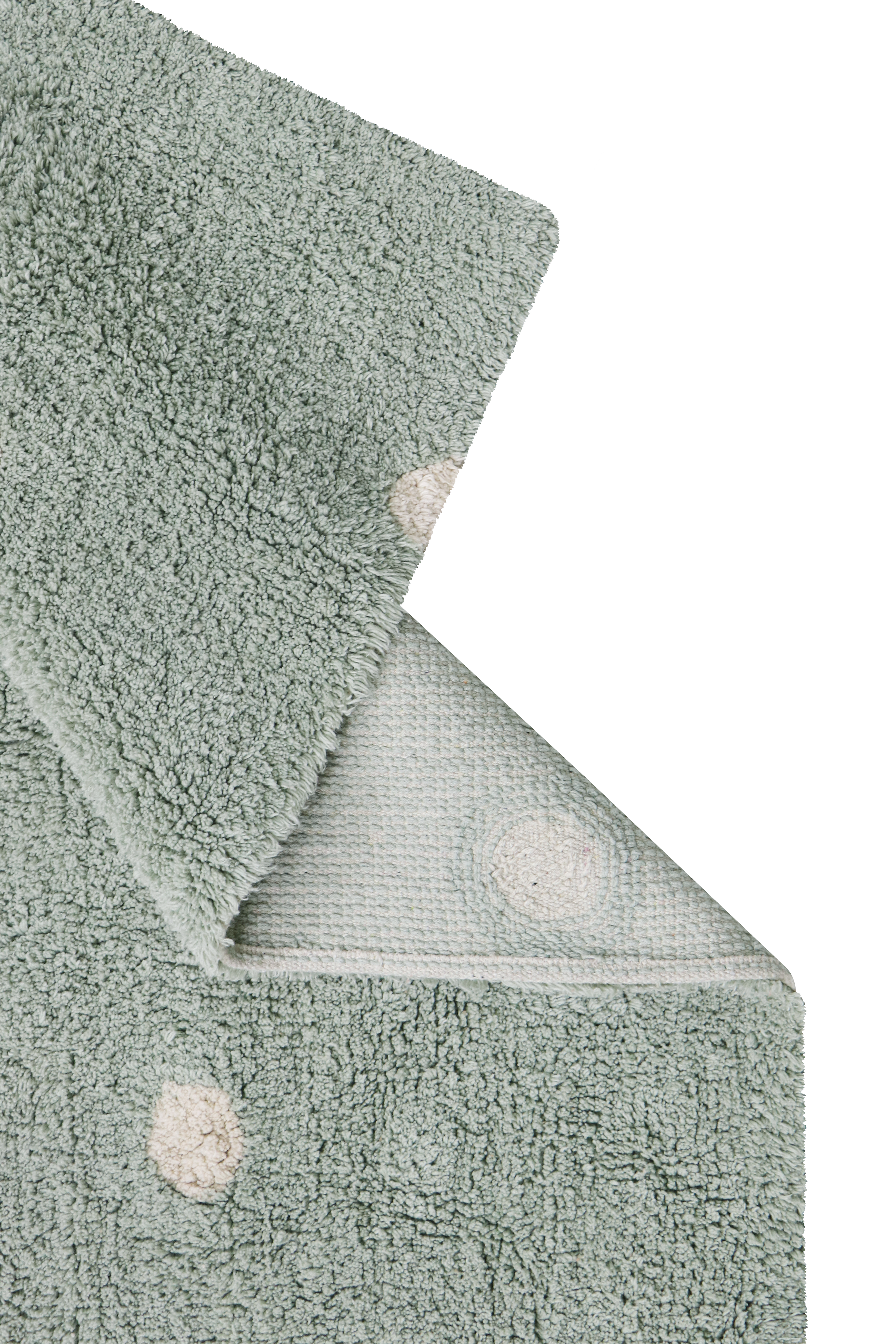 Washable Rug Mini Dot Blue Sage - Mushroom hunt