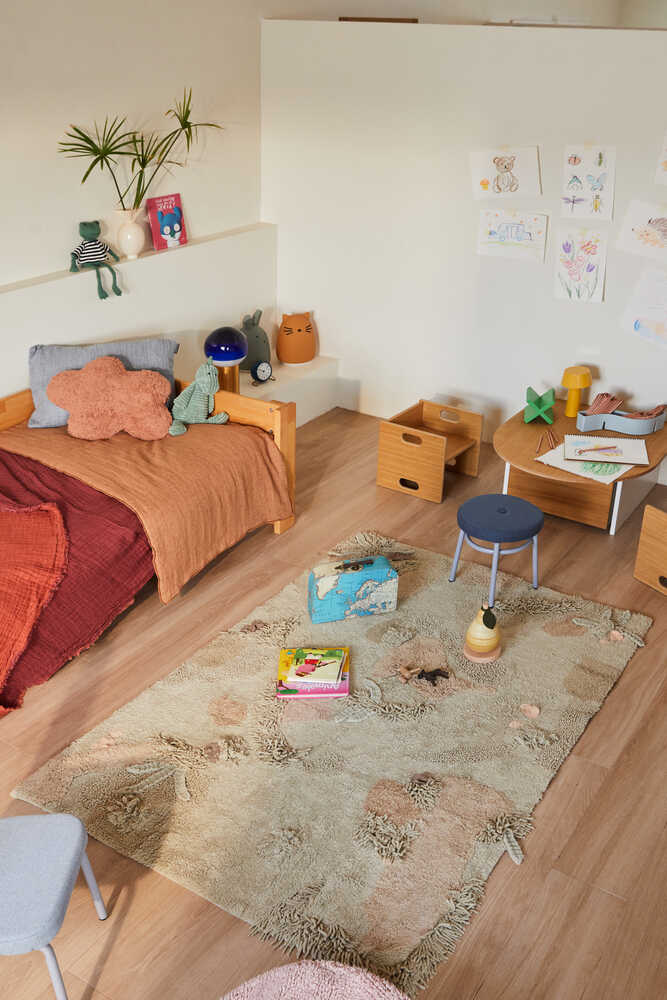 Washable Play Rug Mushroom Forest - Mushroom hunt