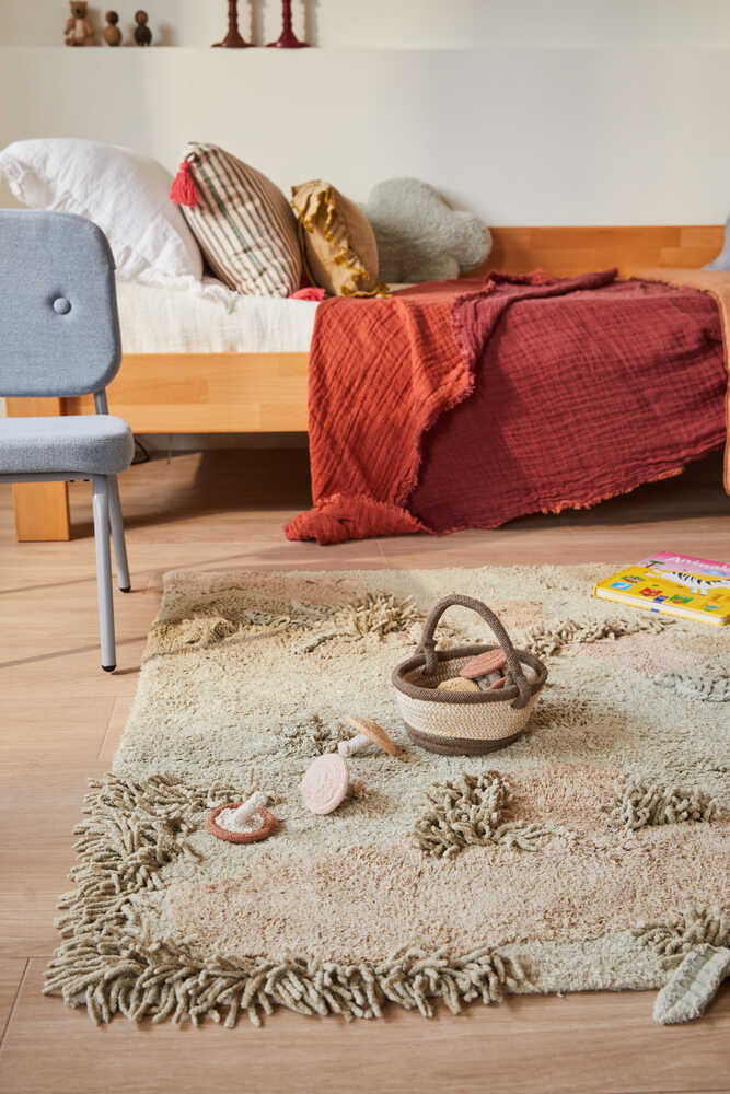 Washable Play Rug Mushroom Forest - Mushroom hunt