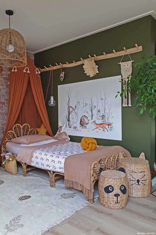 Washable Rug Pine Forest - Cotton Woods