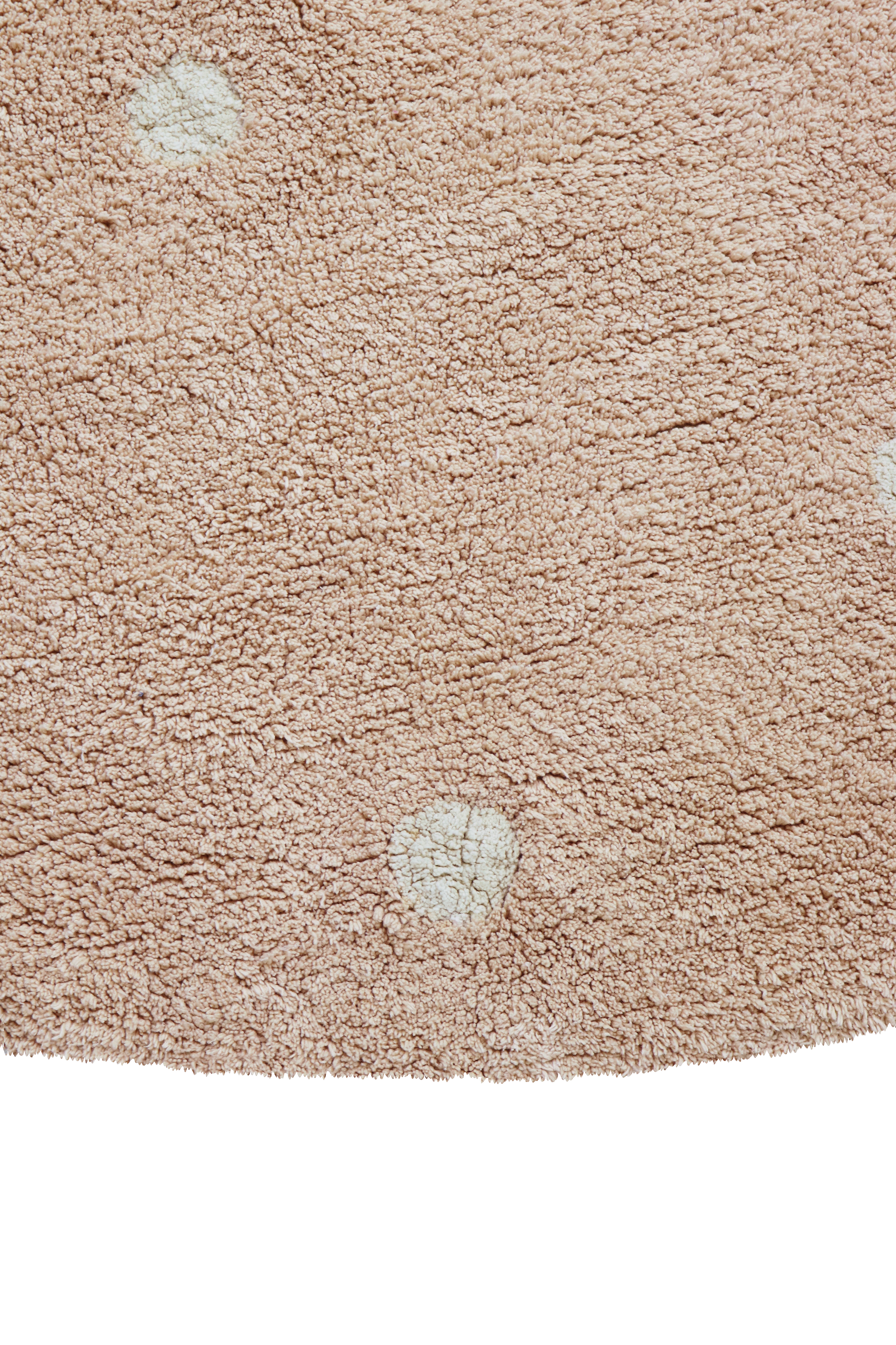 Washable Rug Round Dot Rose - Mushroom hunt