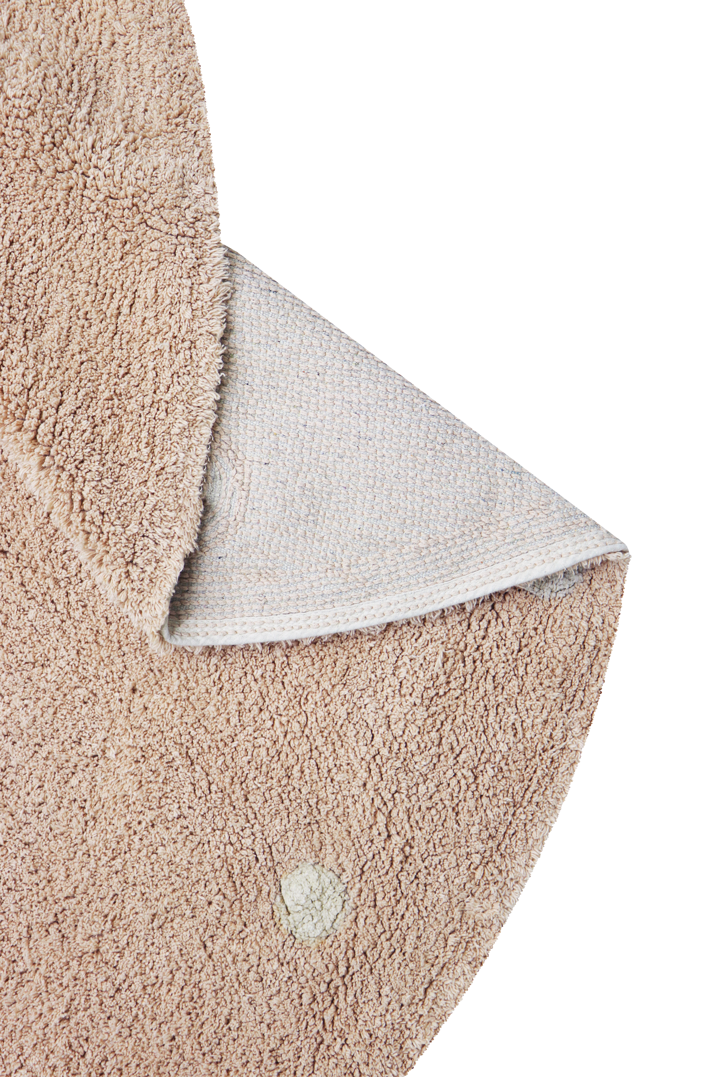 Washable Rug Round Dot Rose - Mushroom hunt