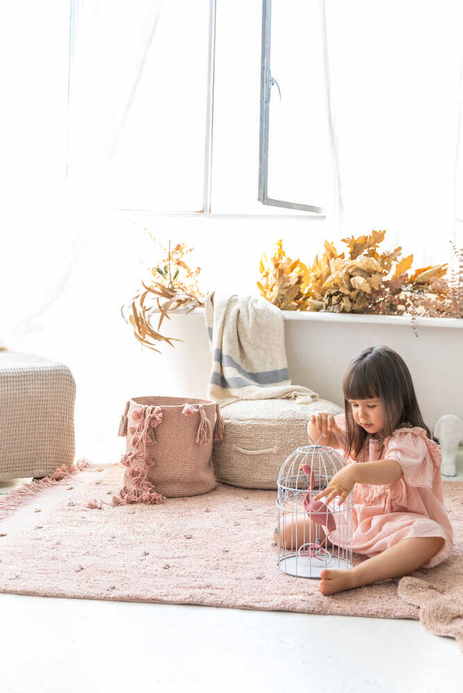 Washable Rug Woods Symphony Vintage Nude - Cotton Woods