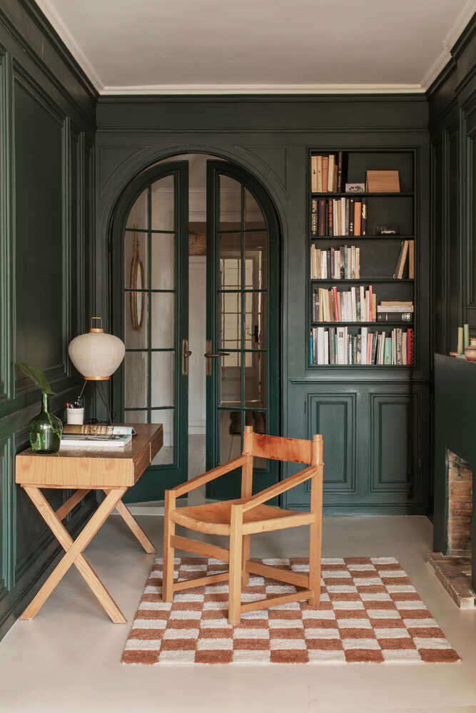 Washable Rug Kitchen Tiles Toffee - Little Chefs