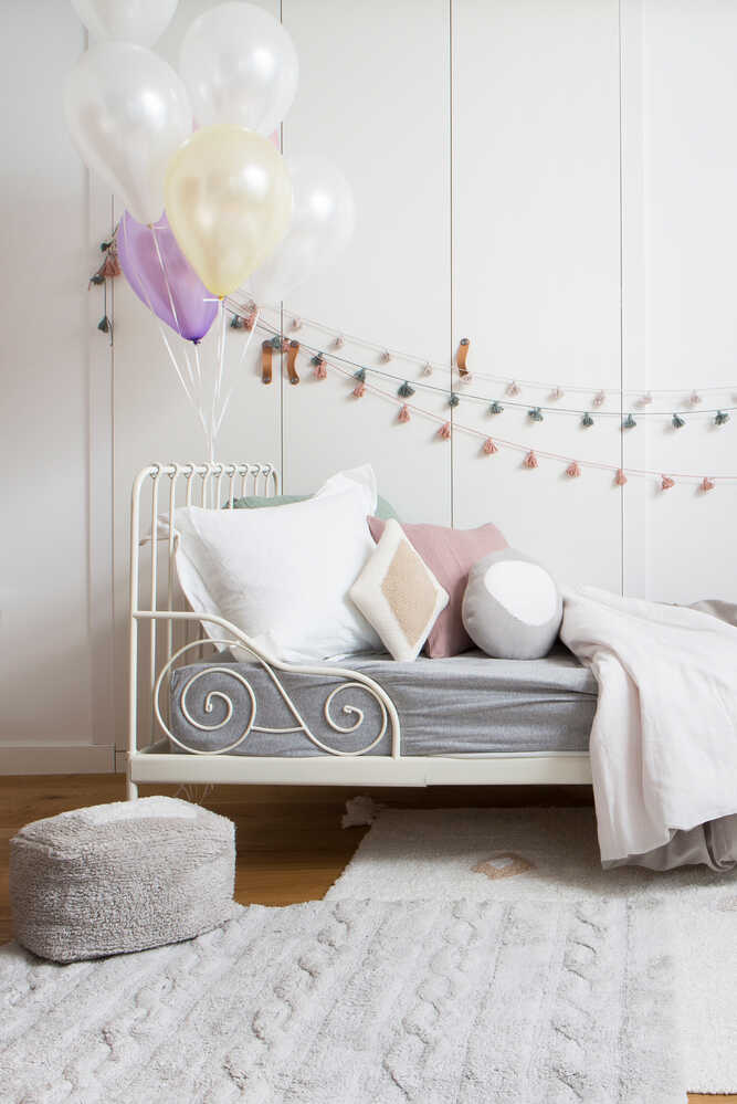 Washable Rug Braids Pearl Grey - Braids