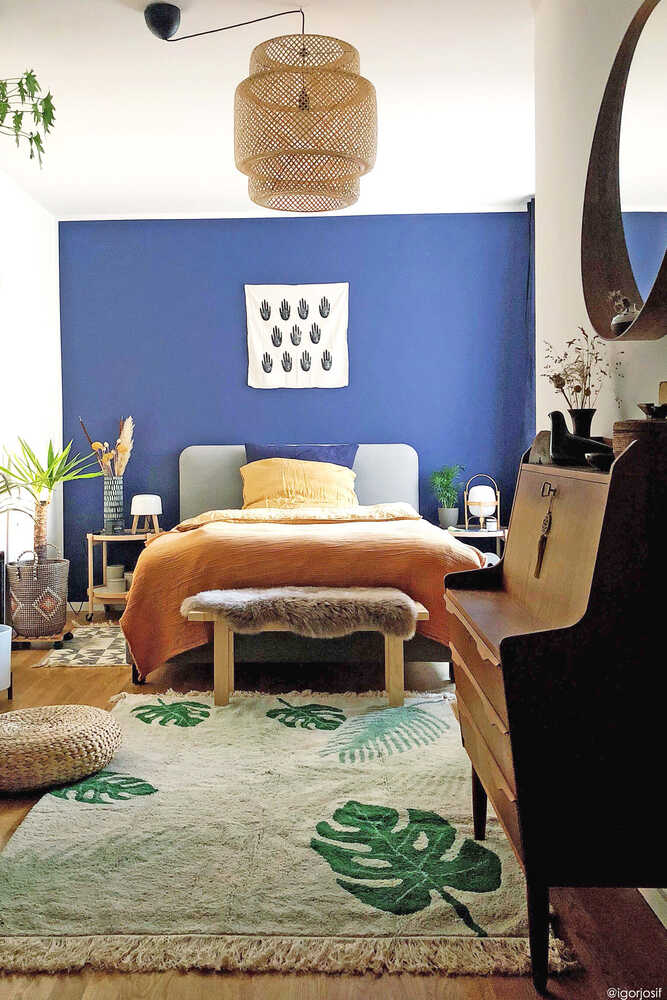 Washable Rug Tropical Green - Plants