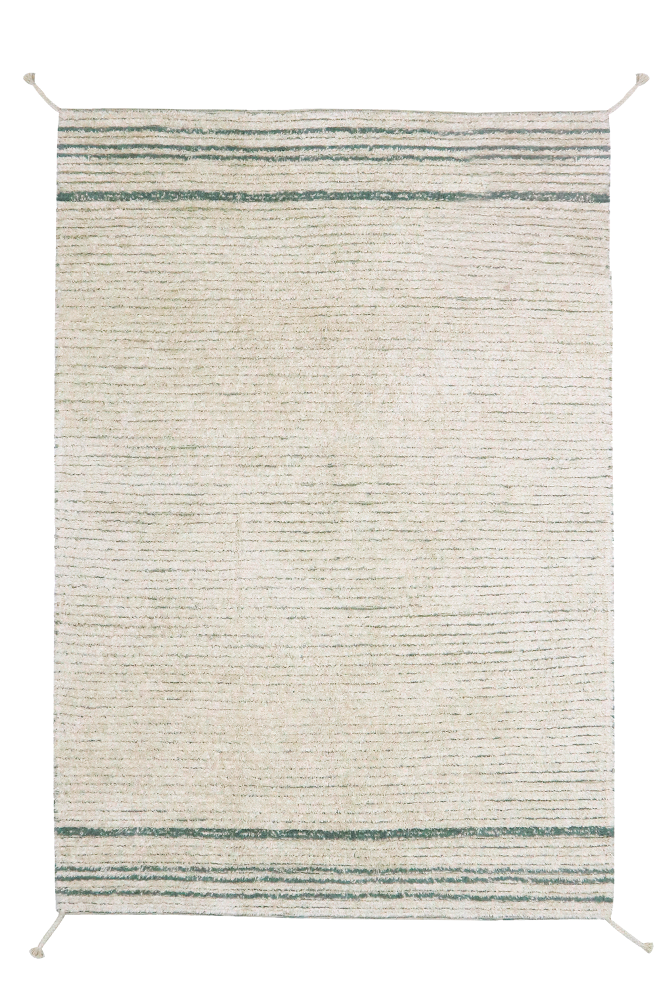 Reversible Washable Rug Twin Vintage Blue - Reversible