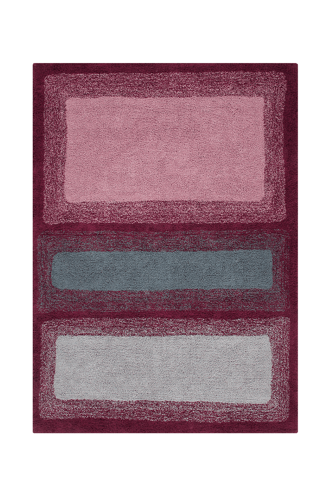 Washable Rug Water Savannah Red