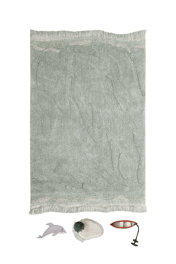 Washable Play Rug Waves - Sea Wonders