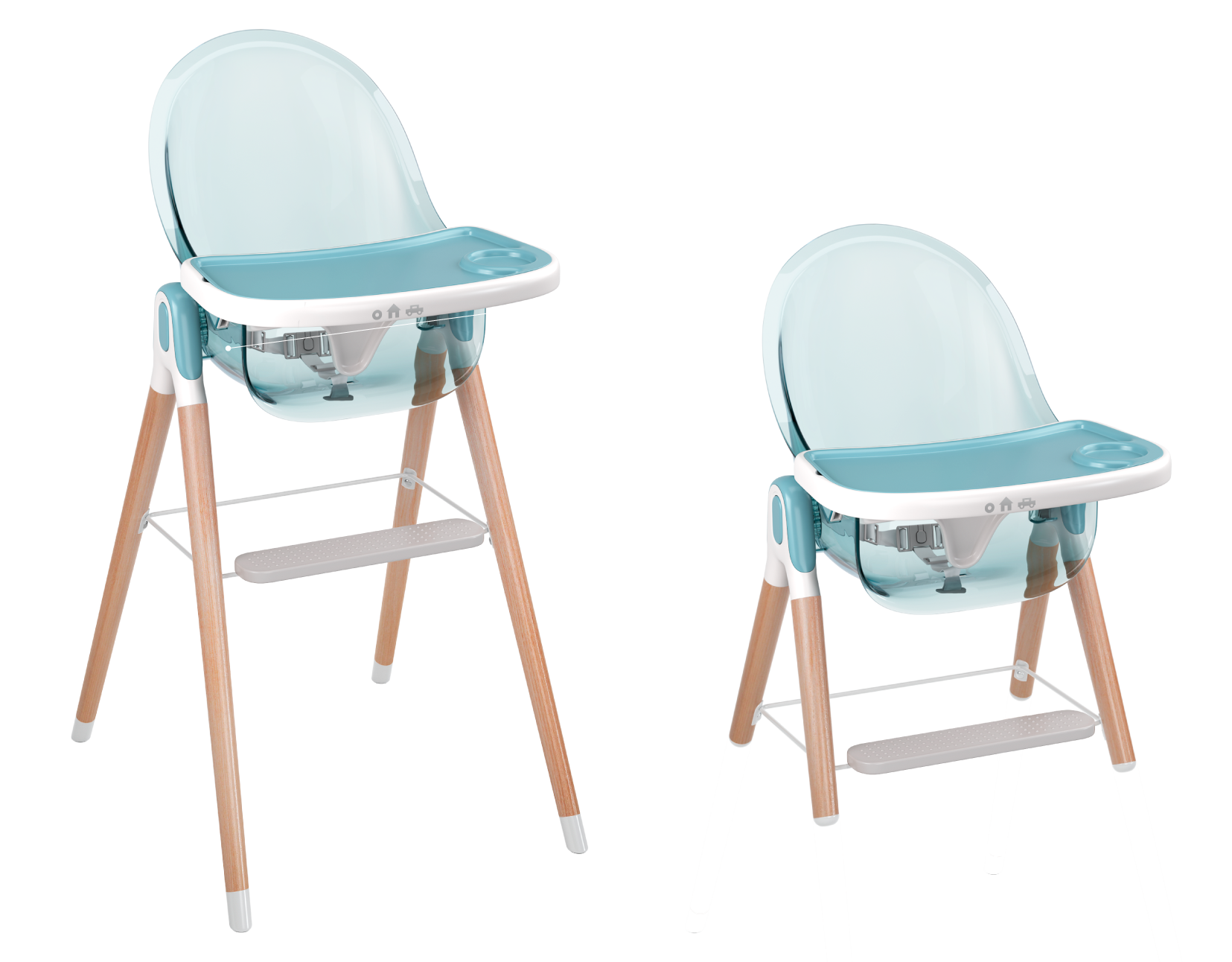 Children Of Design 6 In 1 Deluxe High Chair