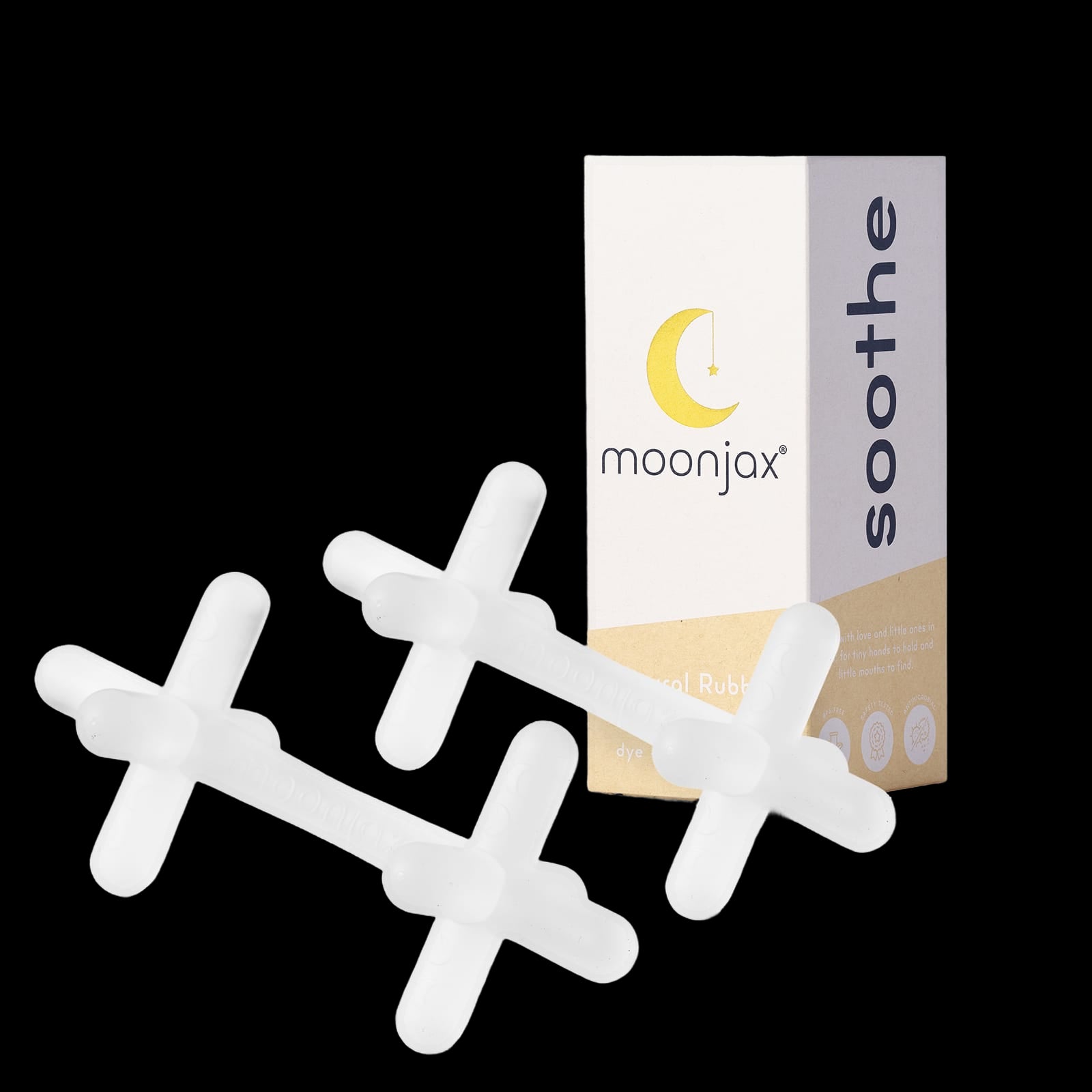 2-pack Mix & Match Patented Moonjax® Best Baby Teethers