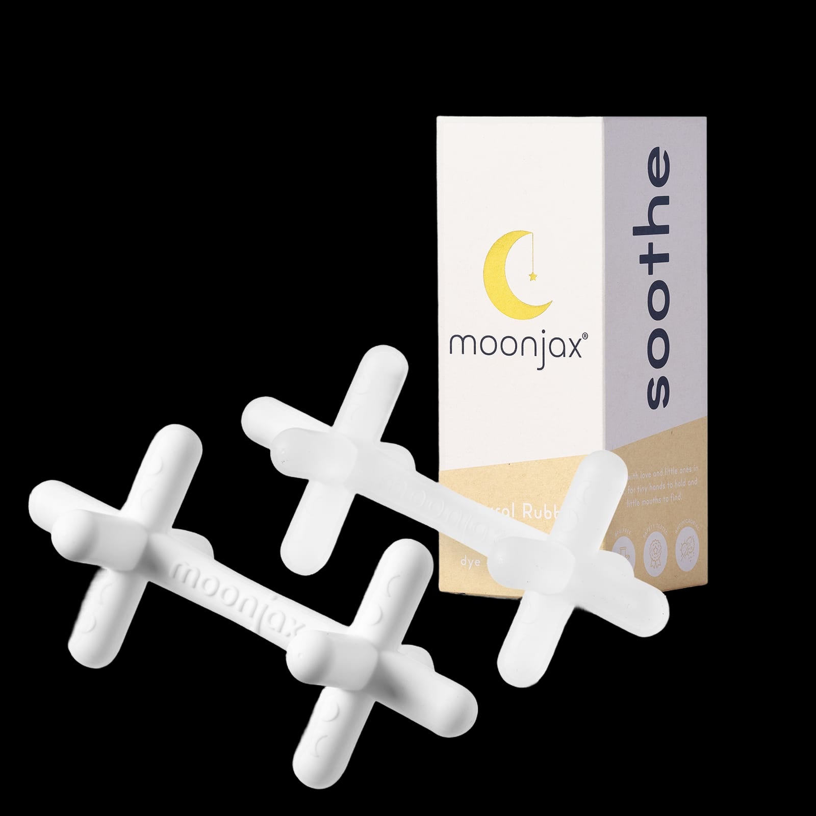 2-pack Mix & Match Patented Moonjax® Best Baby Teethers