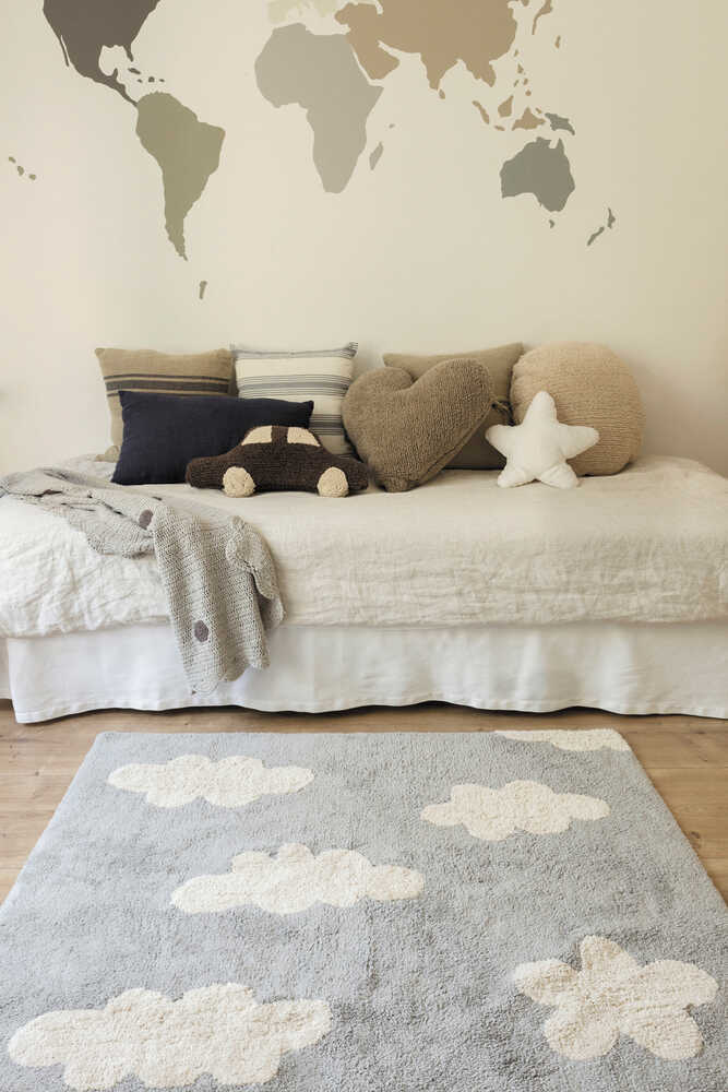 Washable Rug Clouds Grey - Clouds