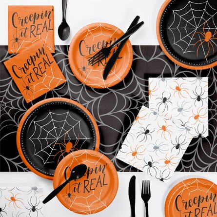 Sprinkles & Confetti | Party Boxes & Party Supplies Creepin It Real Halloween Plate by Sprinkles & Confetti | Party Boxes & Party Supplies