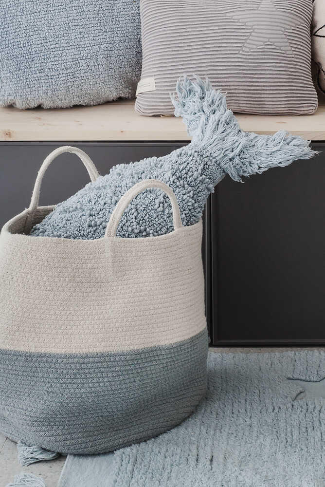 Cushion Baby Fish Aqua Blue - The Sea