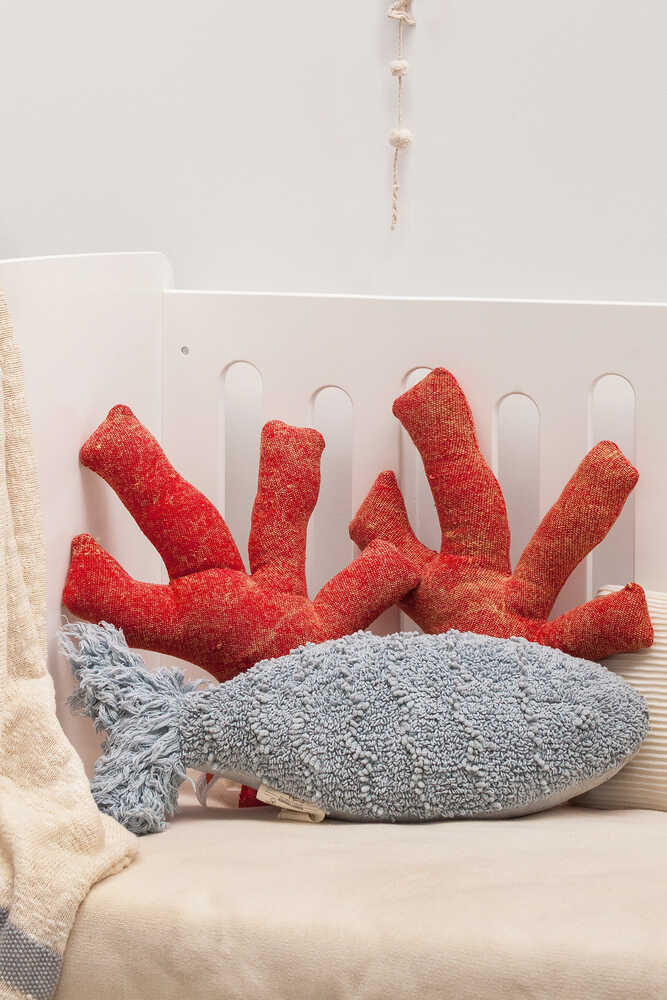 Cushion Baby Fish Aqua Blue - The Sea